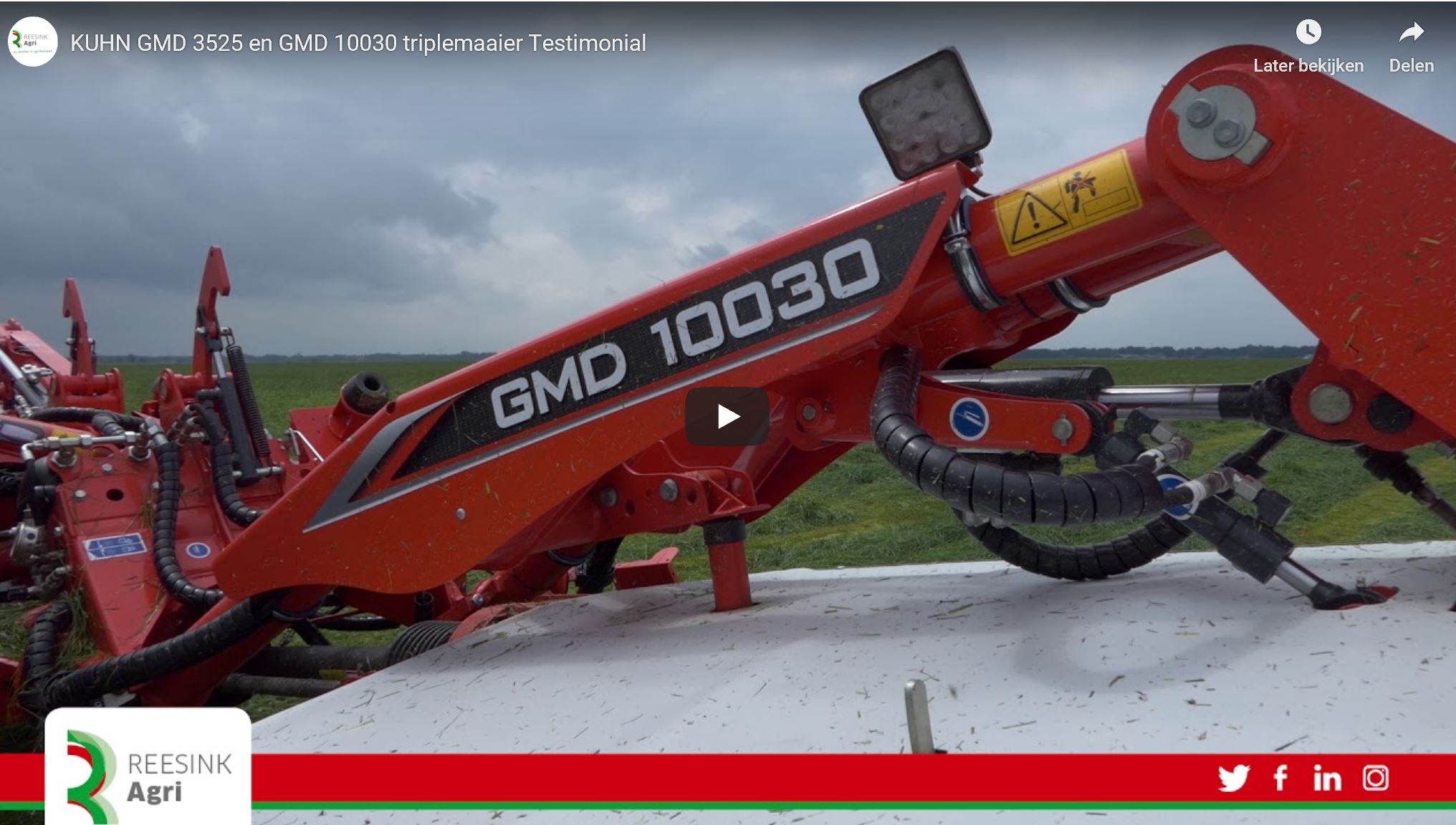 KUHN gmd 3525 triplemaaier